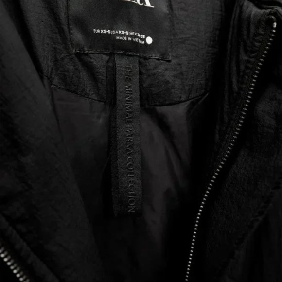 ZARA QUILTED MINIMAL PARKA LIMITED EDITION - Picture 5 of 12
